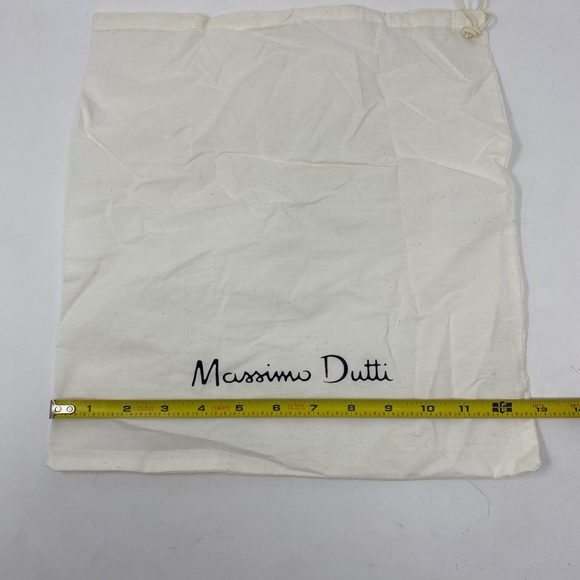 2 new Massimo Dutti white dust bags 13x14 - Picture 3 of 4